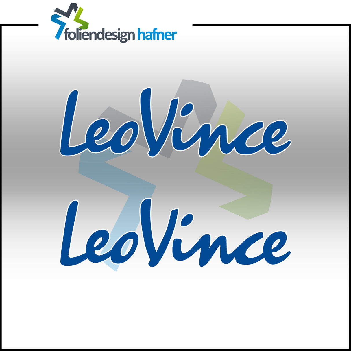 LeoVince Aufkleber Sponsorenaufkleber Sticker (2 Stück)