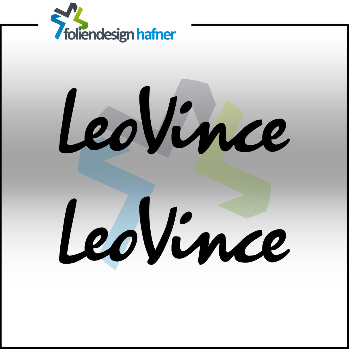 LeoVince Aufkleber Sponsorenaufkleber Sticker (2 Stück)