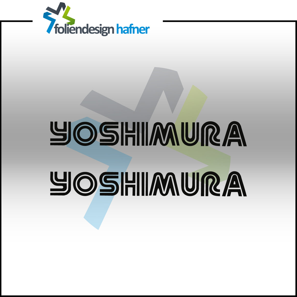 Yoshimura Aufkleber Sponsorenaufkleber Sticker (2 Stück)