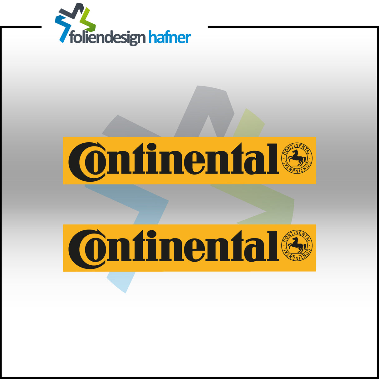 Continental Aufkleber Sponsorenaufkleber Sticker (2 Stück)