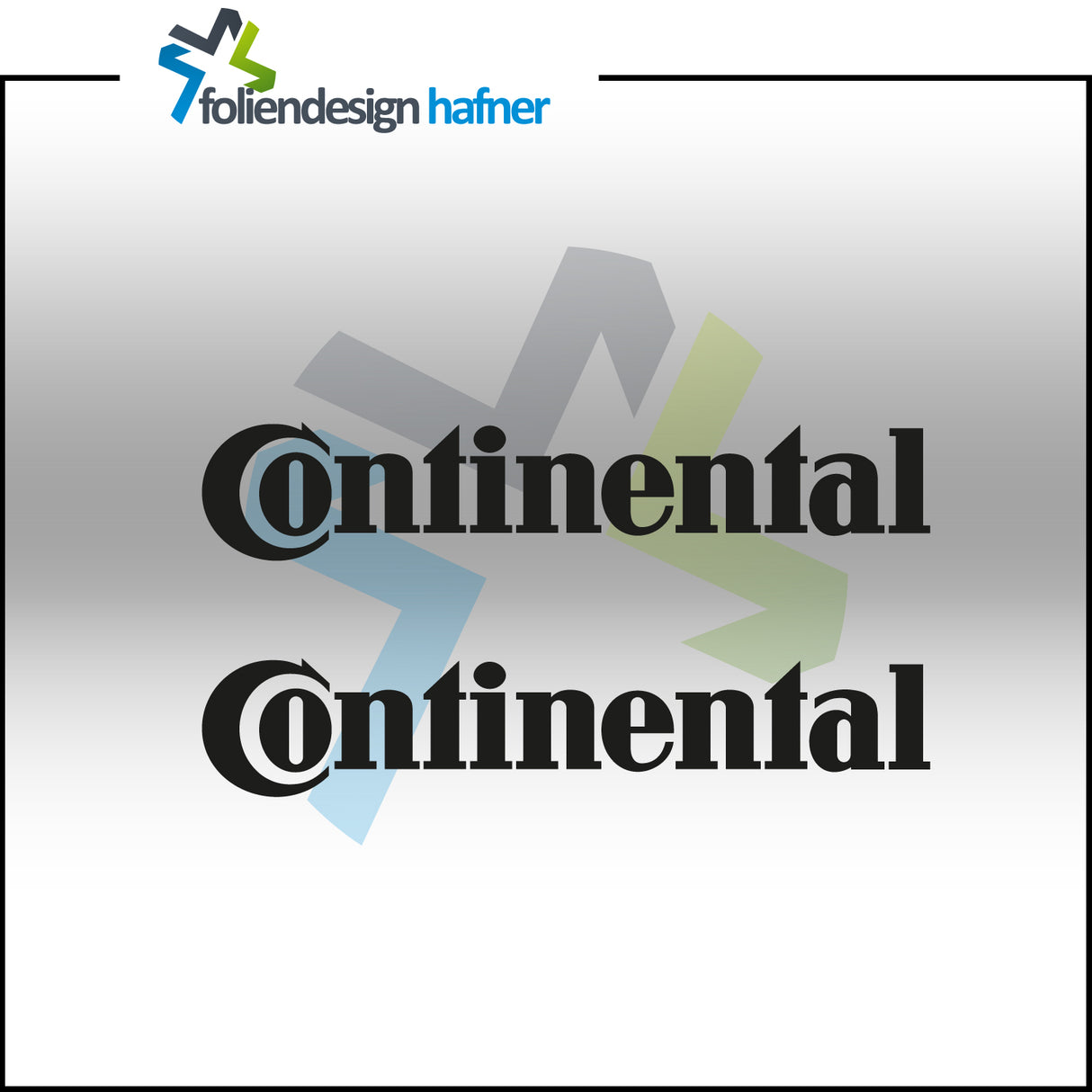 Continental Aufkleber Sponsorenaufkleber Sticker (2 Stück)