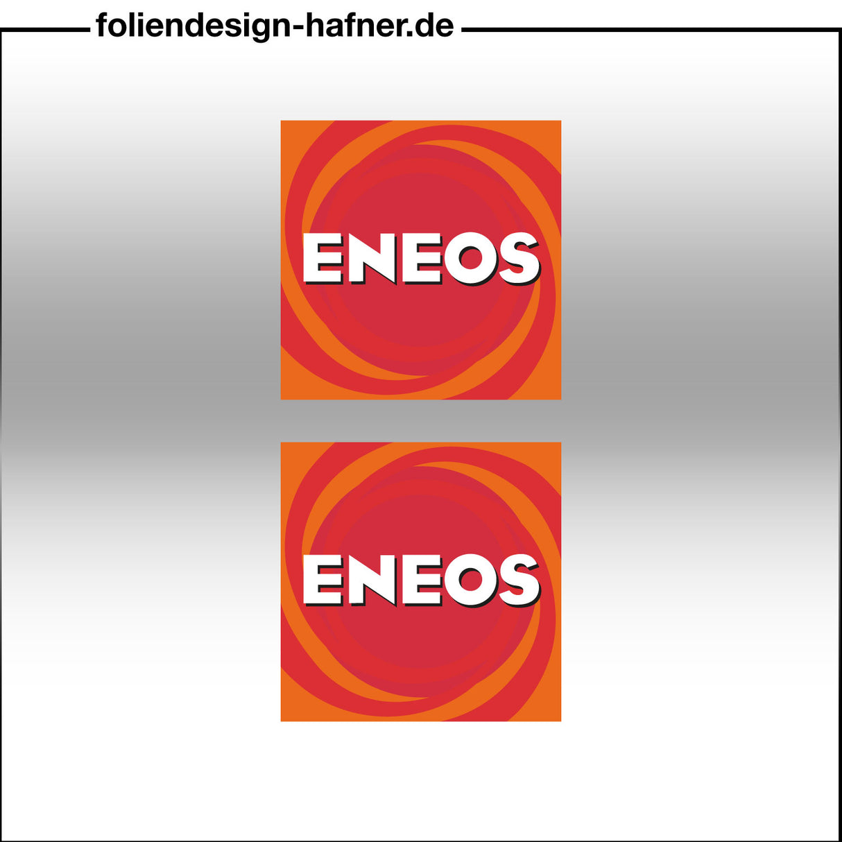 Eneos Aufkleber Sponsorenaufkleber Sticker (2 Stück)