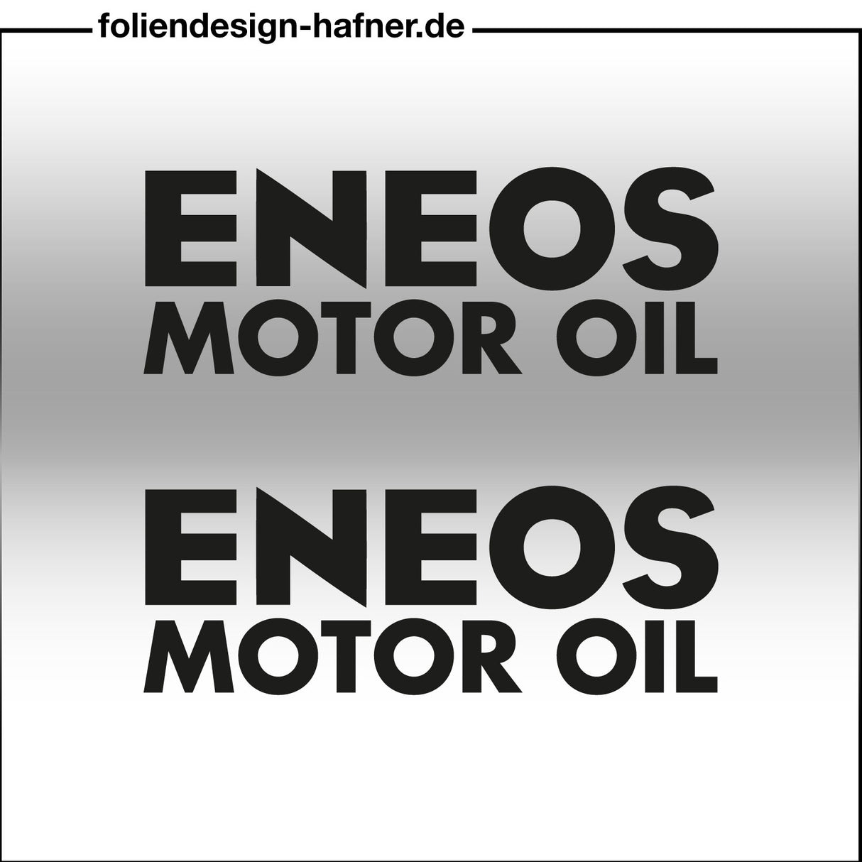 Eneos Motor Oil Aufkleber Sponsorenaufkleber Sticker (2 Stück)