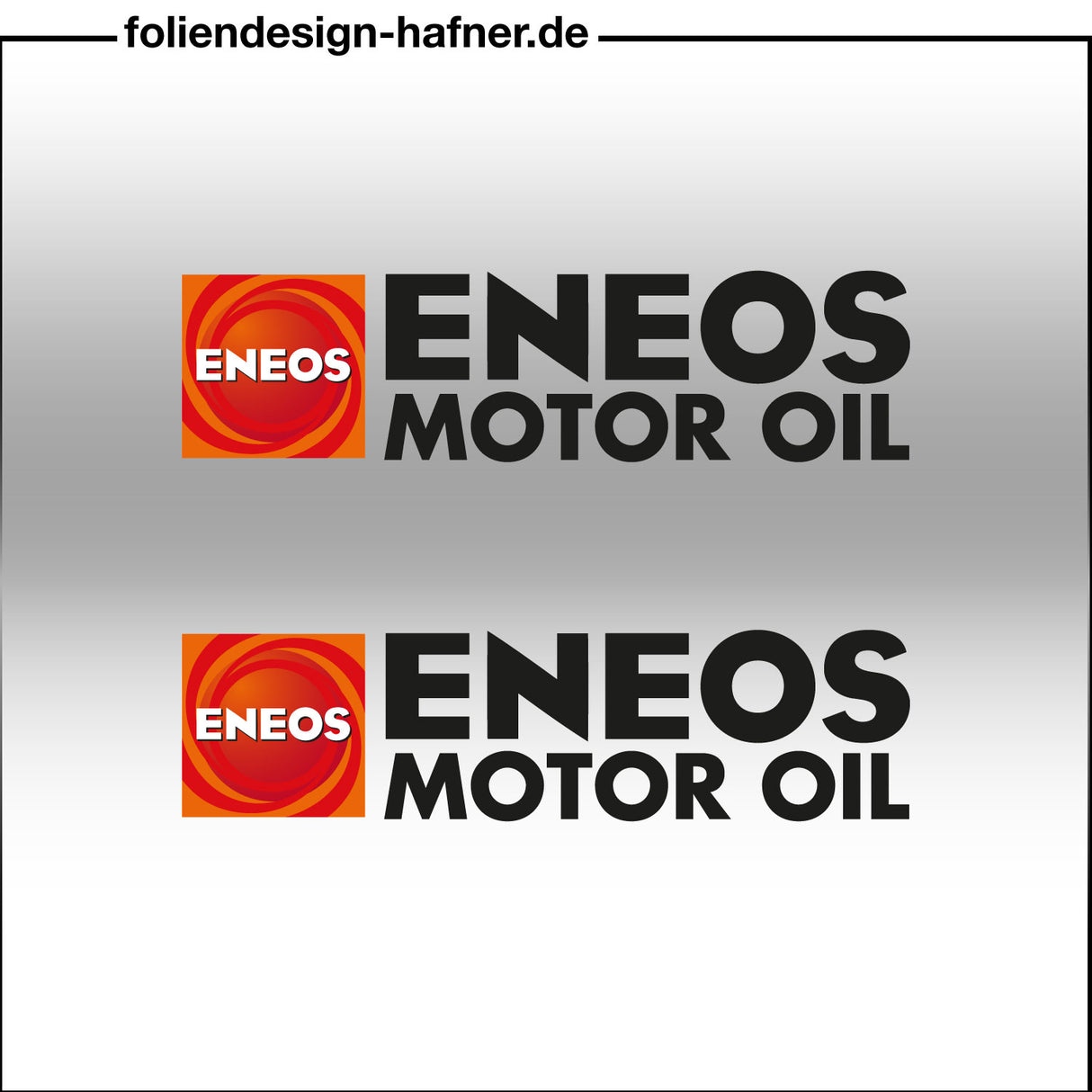 Enos Motor Oil Aufkleber Sponsorenaufkleber Sticker (2 Stück)