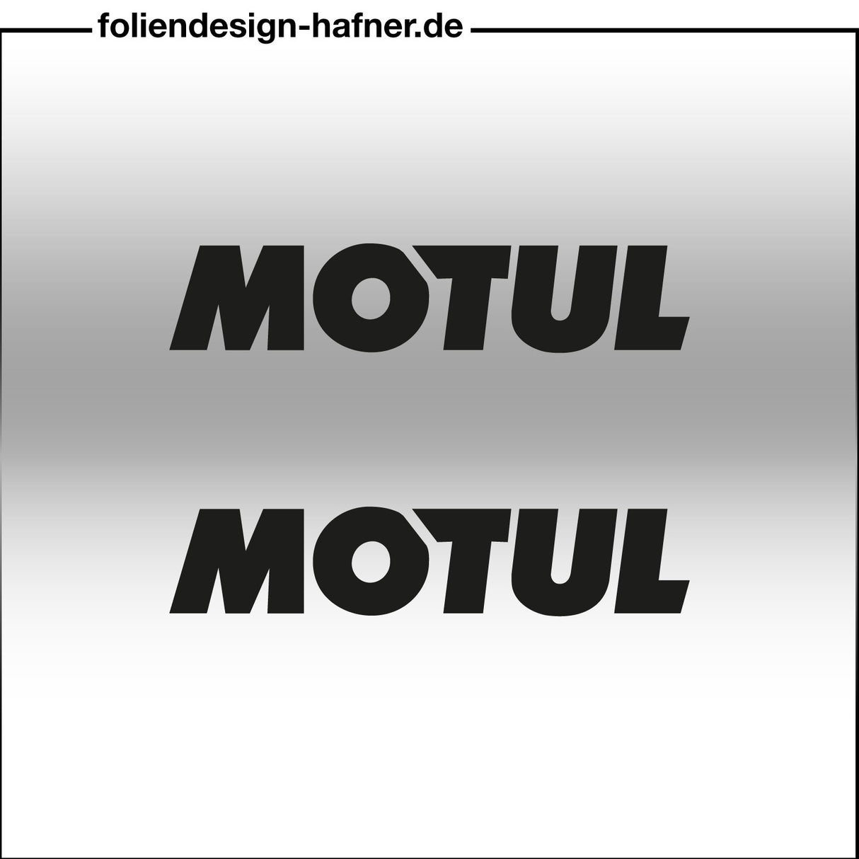 Motul Aufkleber Sponsorenaufkleber Sticker (2 Stück)