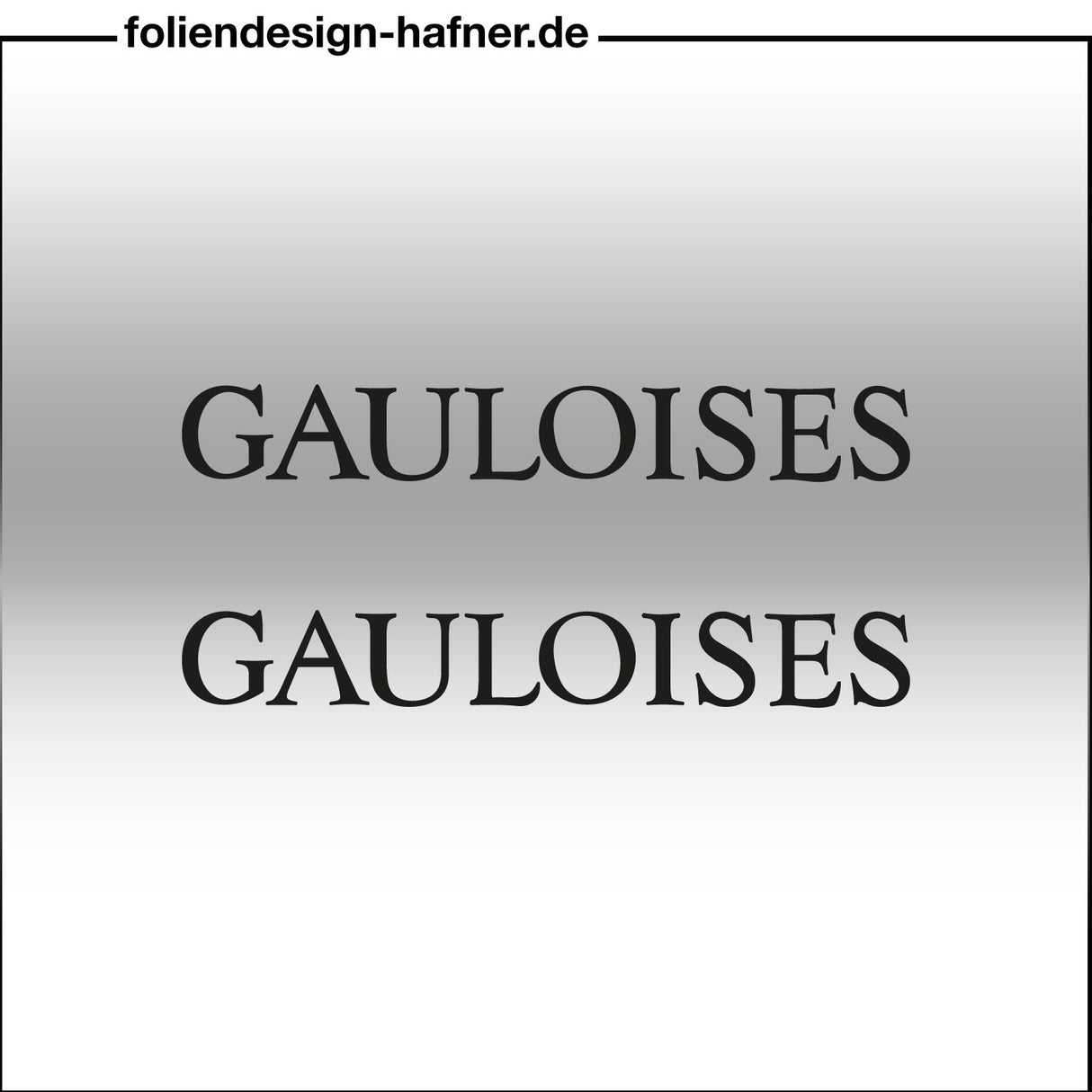 Gauloises Aufkleber Sponsorenaufkleber Sticker (2 Stück)