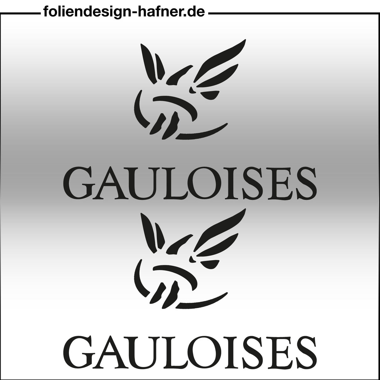 Gauloises Aufkleber Sponsorenaufkleber Sticker (2 Stück)