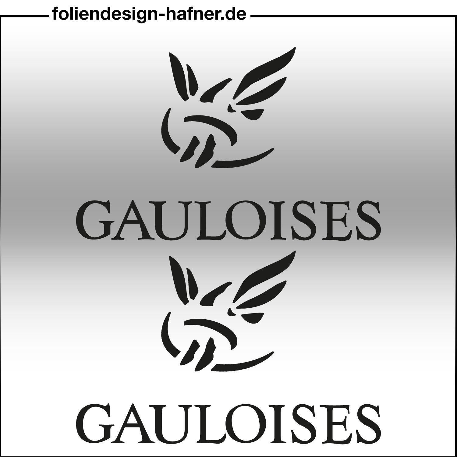 Gauloises Aufkleber Sponsorenaufkleber Sticker (2 Stück)
