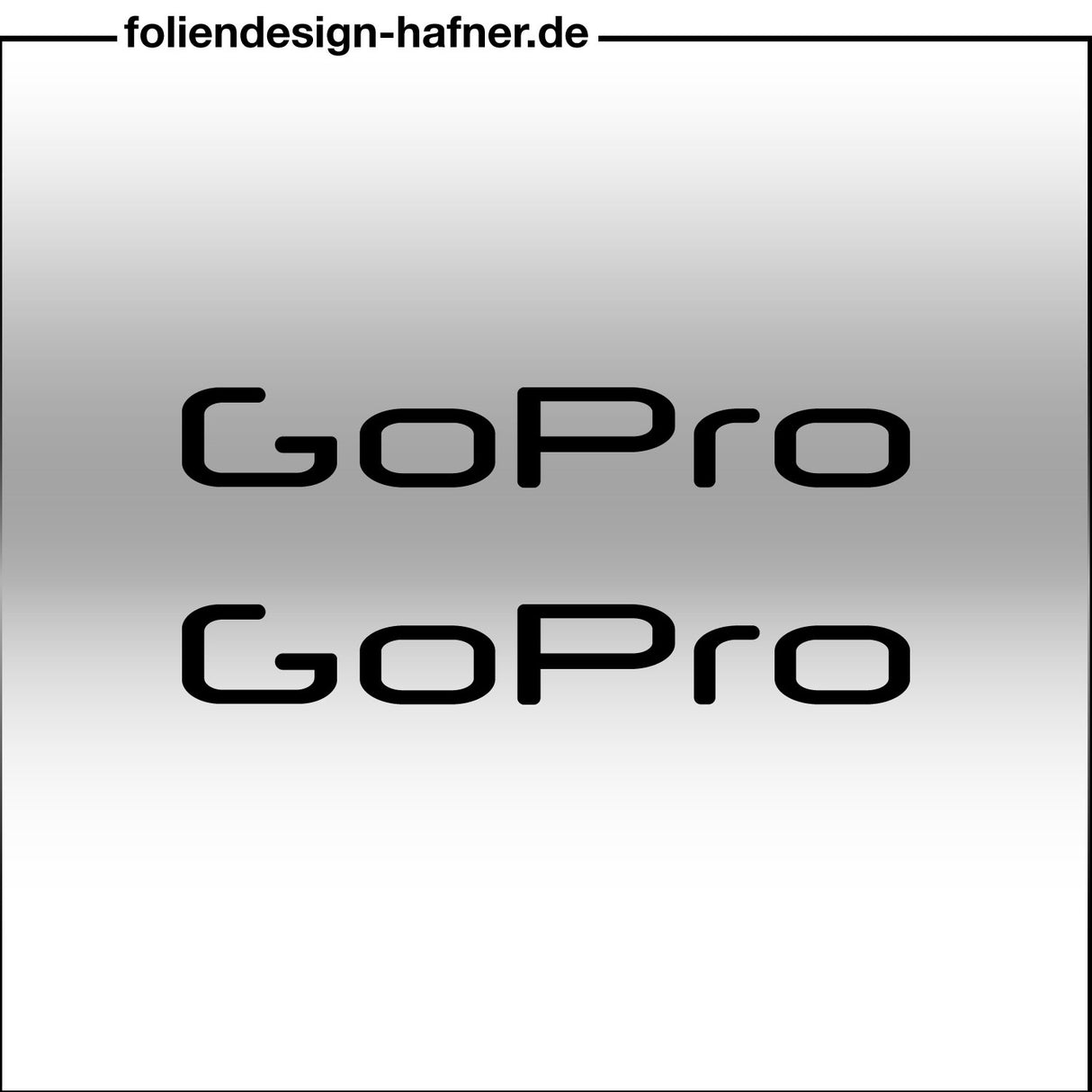 Gopro Aufkleber Sponsorenaufkleber Sticker (2 Stück)