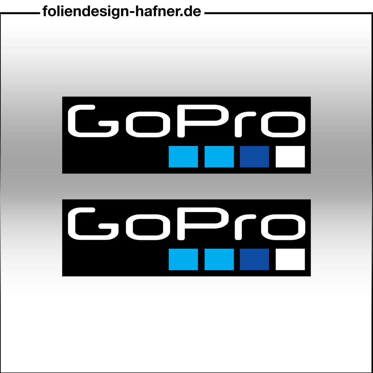 Gopro Aufkleber Sponsorenaufkleber Sticker (2 Stück)