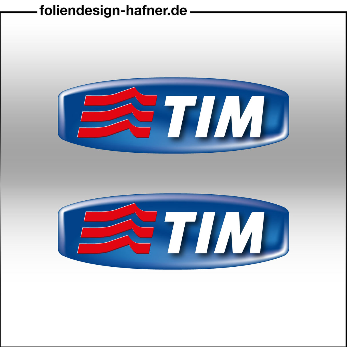 Tim Aufkleber Sponsorenaufkleber Sticker (2 Stück)