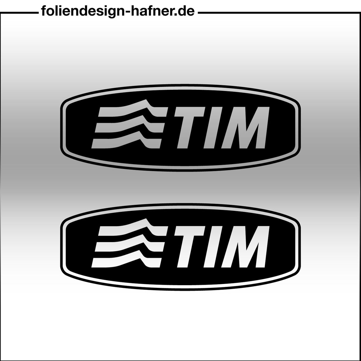 Tim Aufkleber Sponsorenaufkleber Sticker (2 Stück)