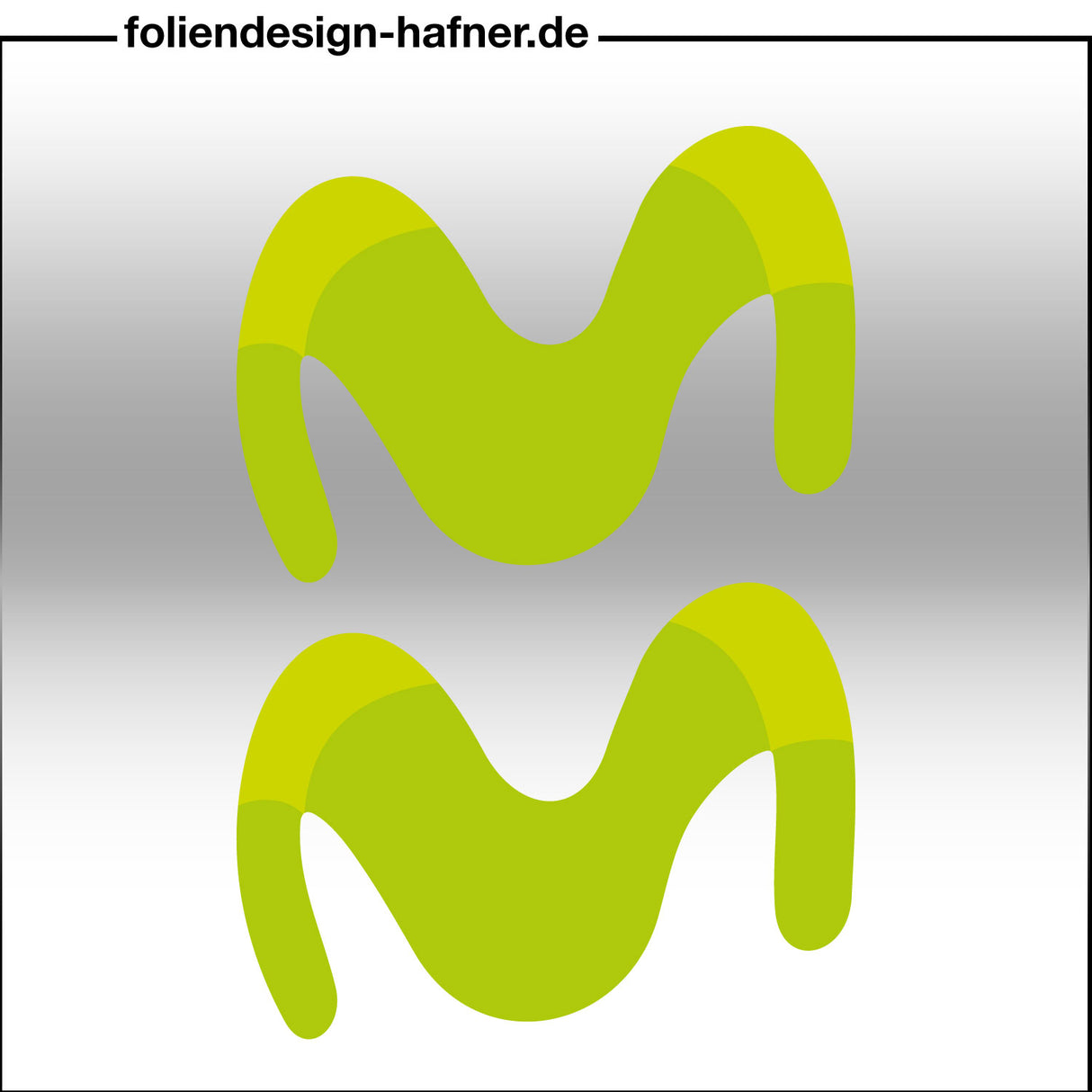 Movistar Aufkleber Sponsorenaufkleber Sticker (2 Stück)