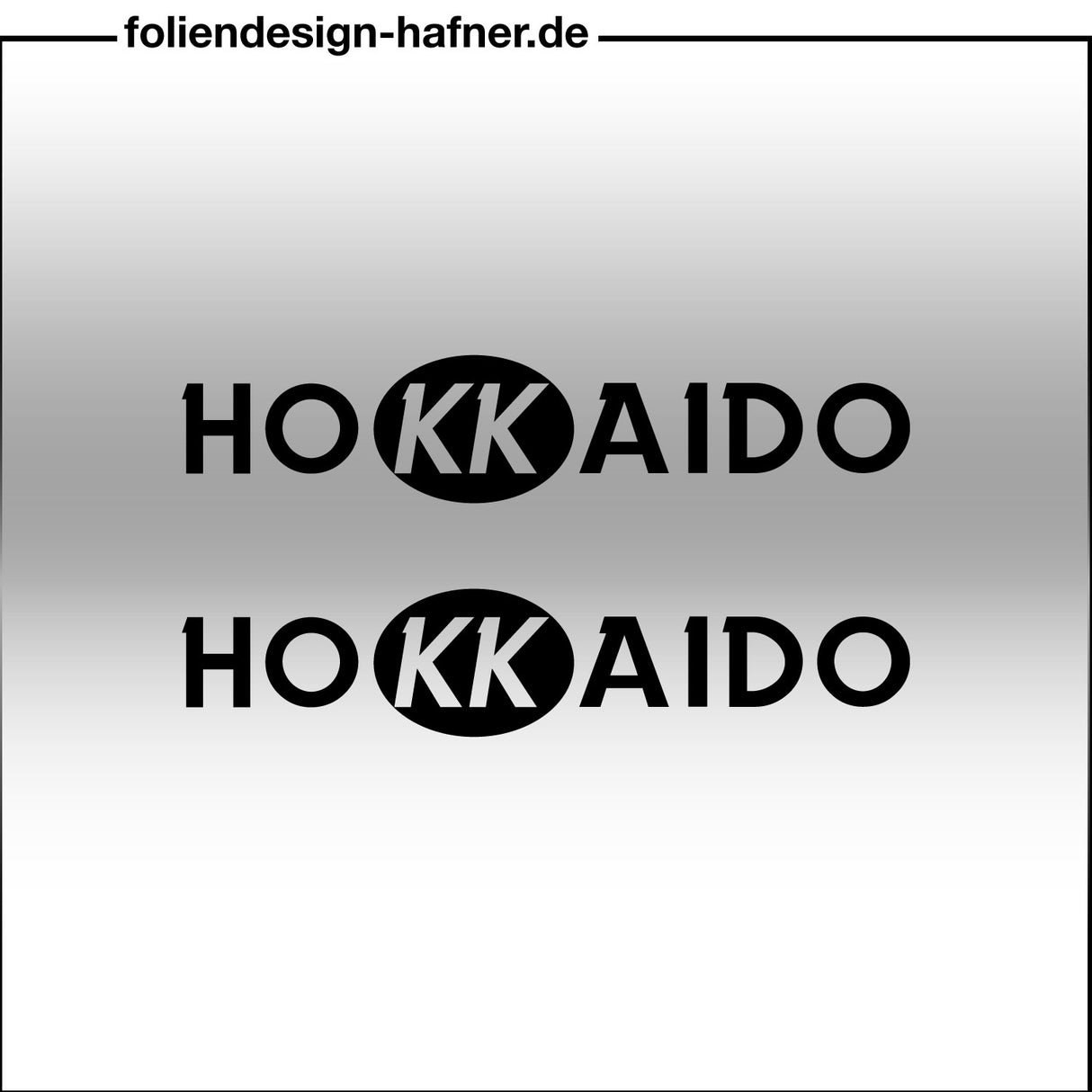 Hokkaido Aufkleber Sponsorenaufkleber Sticker (2 Stück)