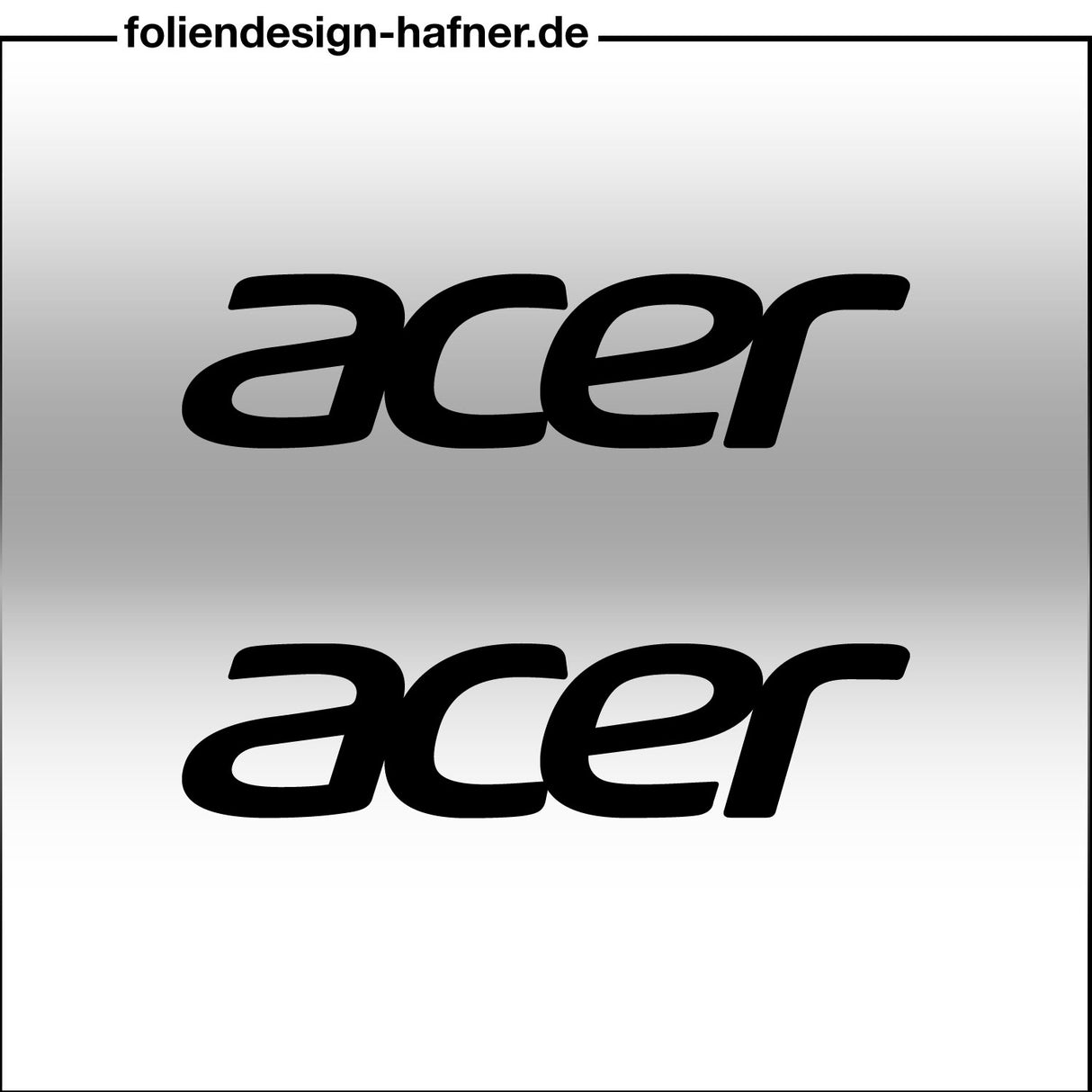 acer Aufkleber Sponsorenaufkleber Sticker (2 Stück)
