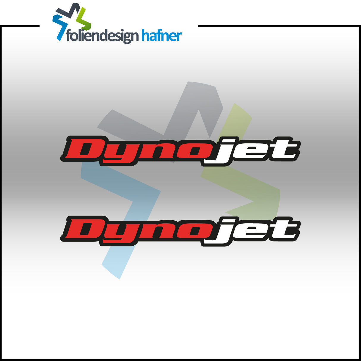 Dynojet Aufkleber Sponsorenaufkleber Sticker (2 Stück)