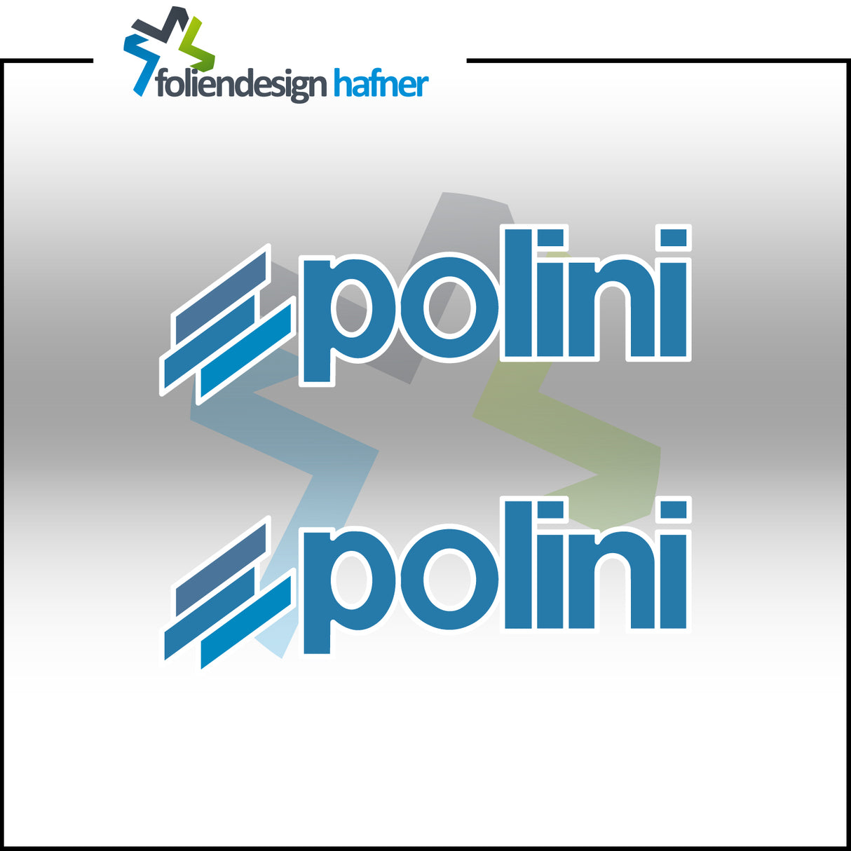 polini Aufkleber Sponsorenaufkleber Sticker (2 Stück)