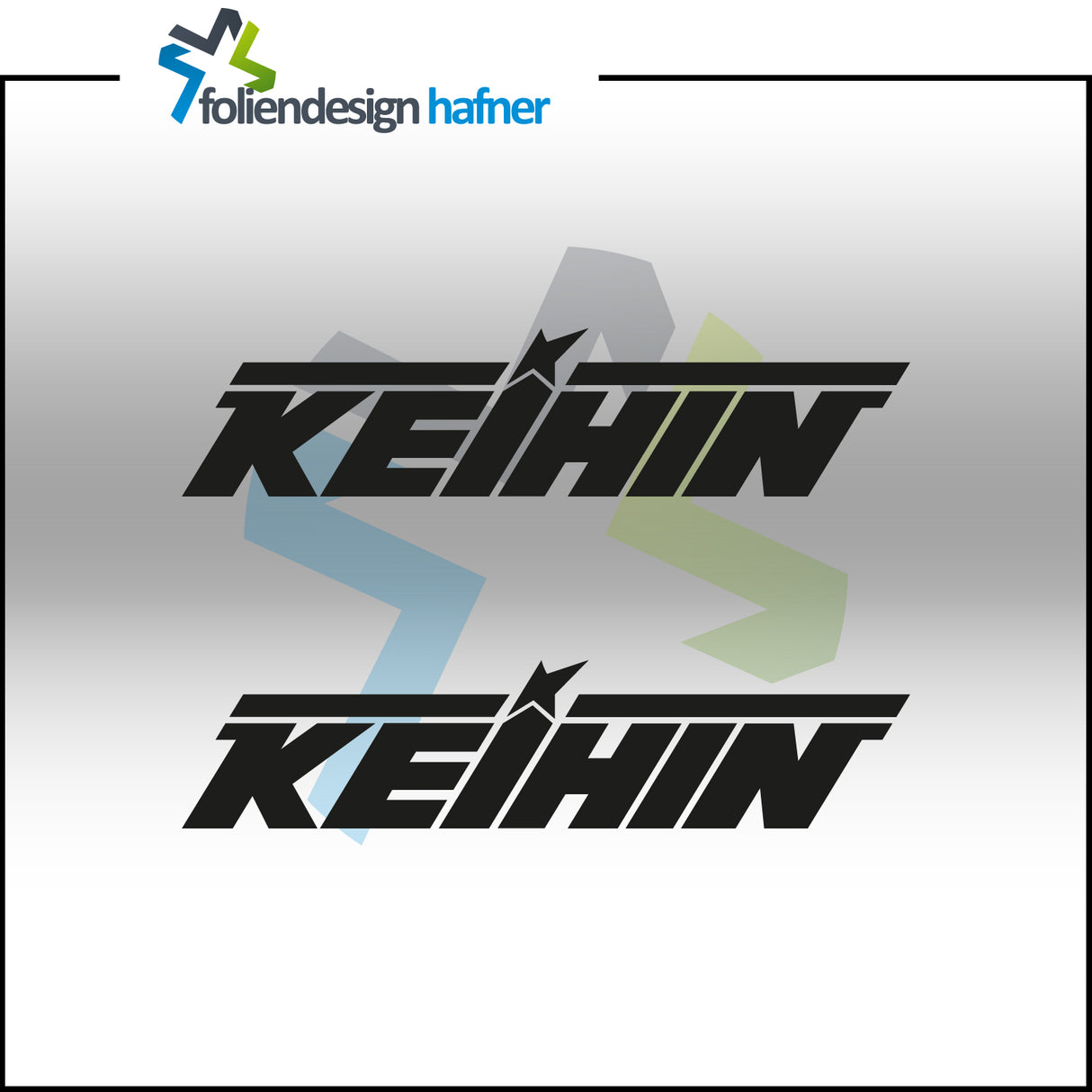 Keihin Aufkleber Sponsorenaufkleber Sticker (2 Stück)