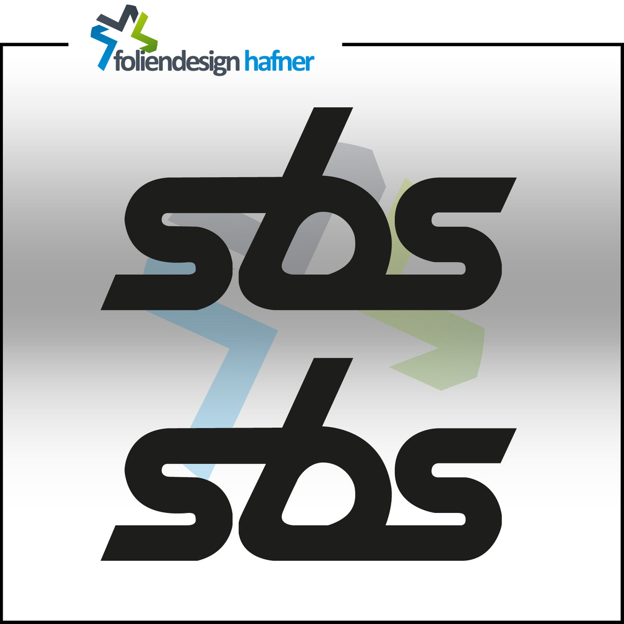 sbs Aufkleber Sponsorenaufkleber Sticker (2 Stück)