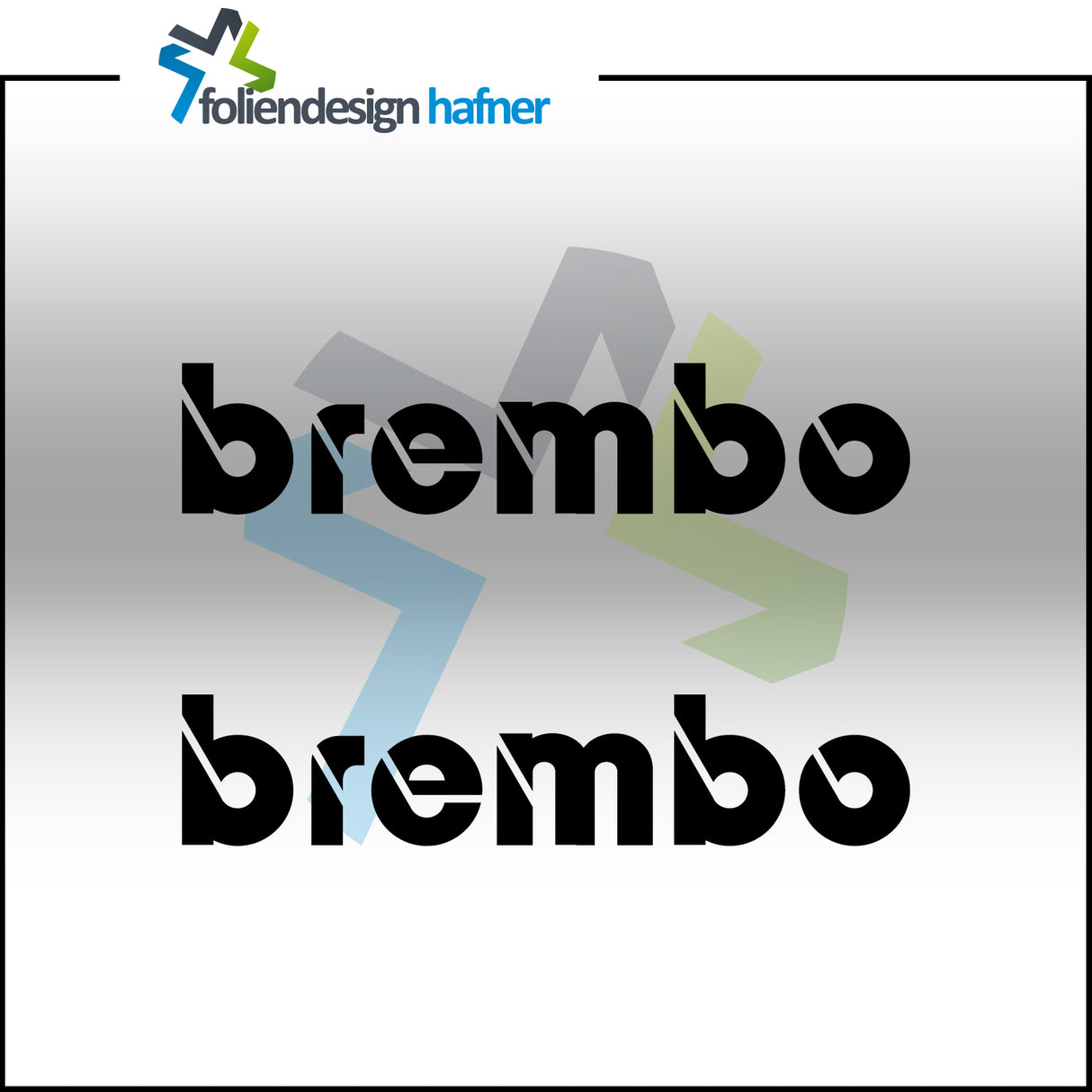 brembo Aufkleber Sponsorenaufkleber Sticker (2 Stück)