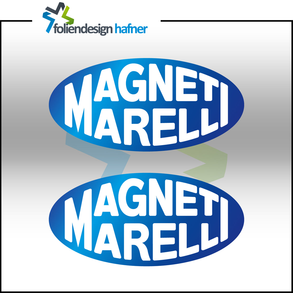 Magneti Marelli Aufkleber Sponsorenaufkleber Sticker (2 Stück)