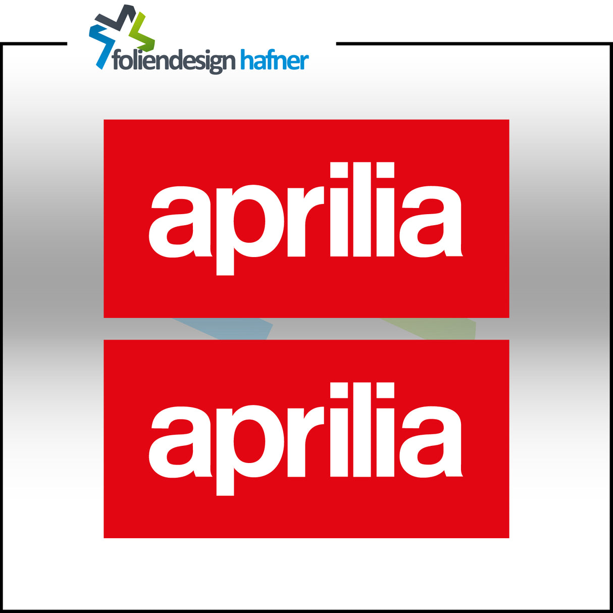 aprilia Aufkleber Sponsorenaufkleber Sticker (2 Stück)