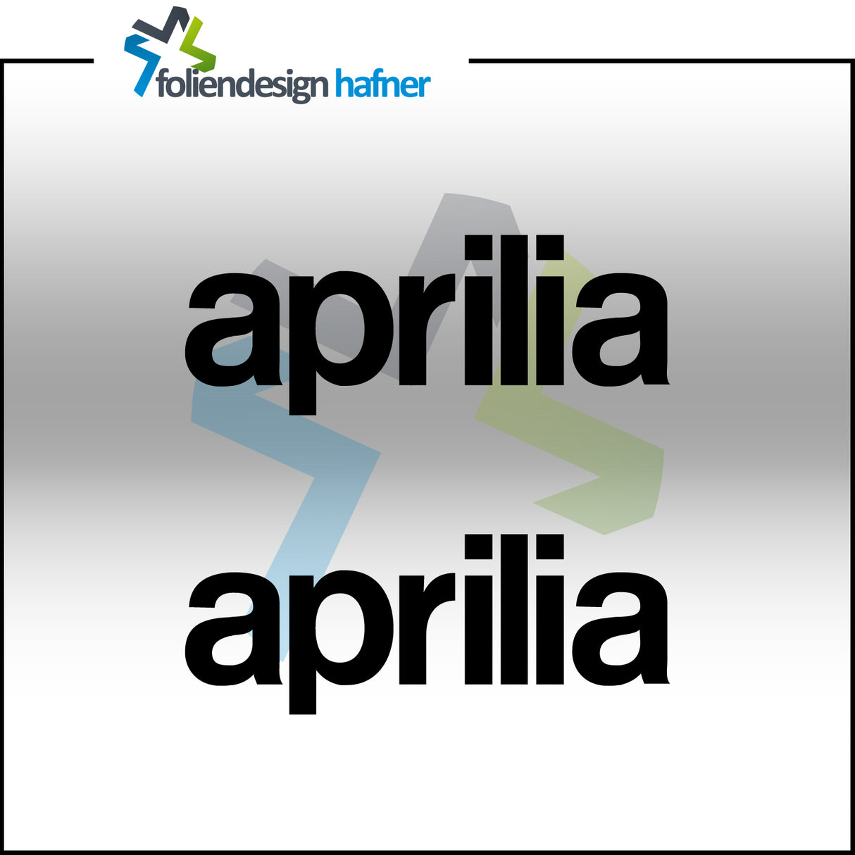 aprilia Aufkleber Sponsorenaufkleber Sticker (2 Stück)