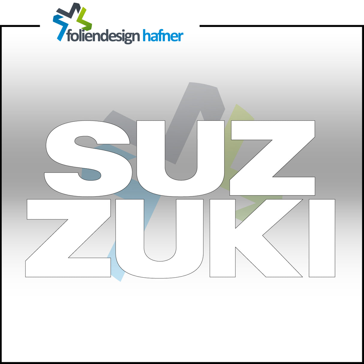 SUZUKI Schriftzug