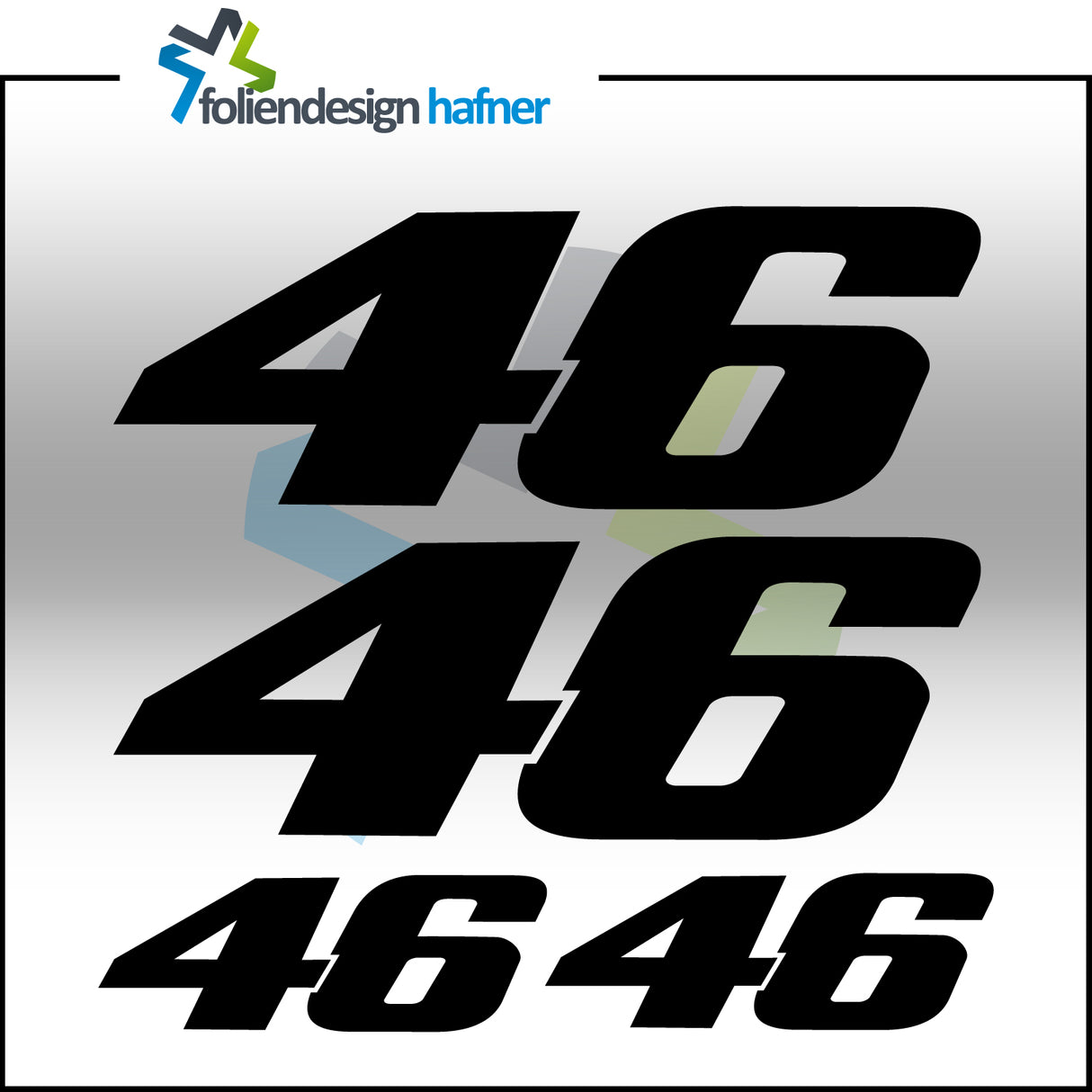 46 Aufkleber-Set