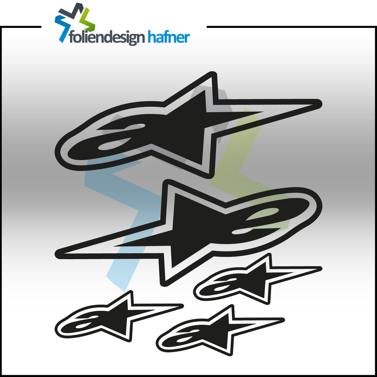 Alpinestars Aufkleber-Set