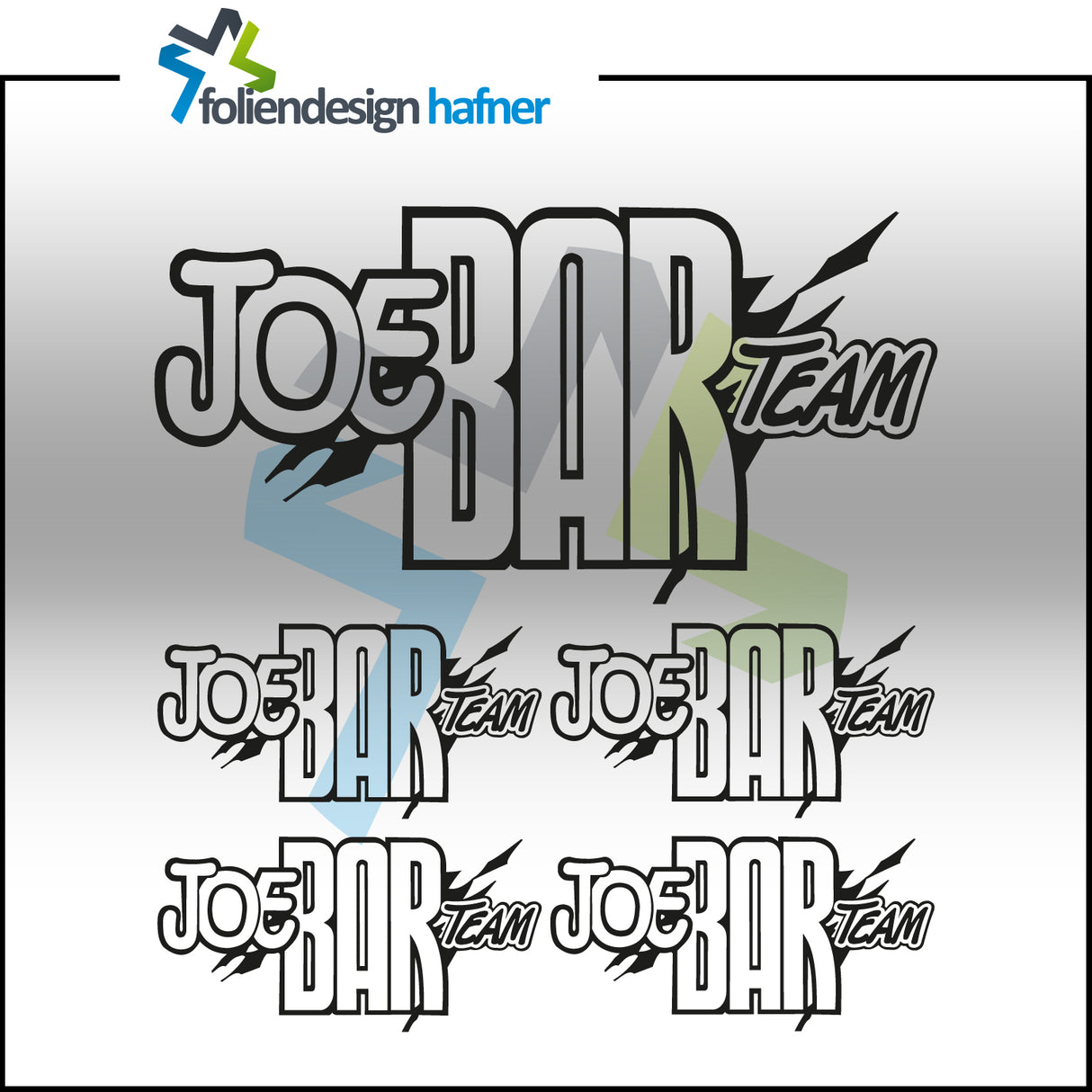 Joe bar team Aufkleber-Set Aufkleber-Set