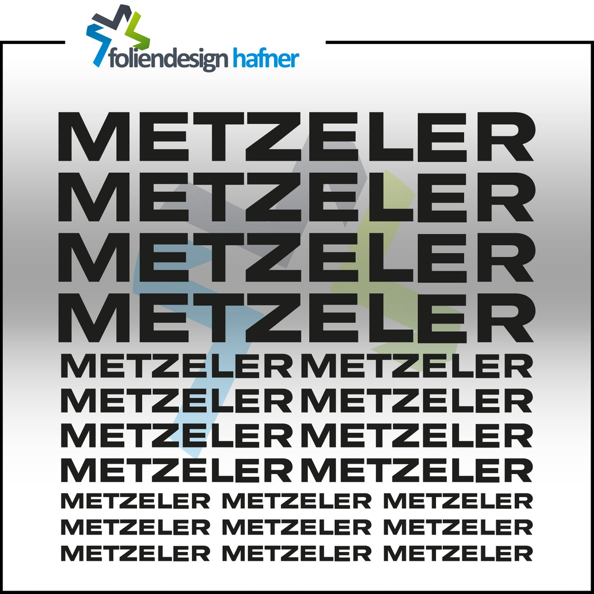 Metzeler Aufkleber-Set