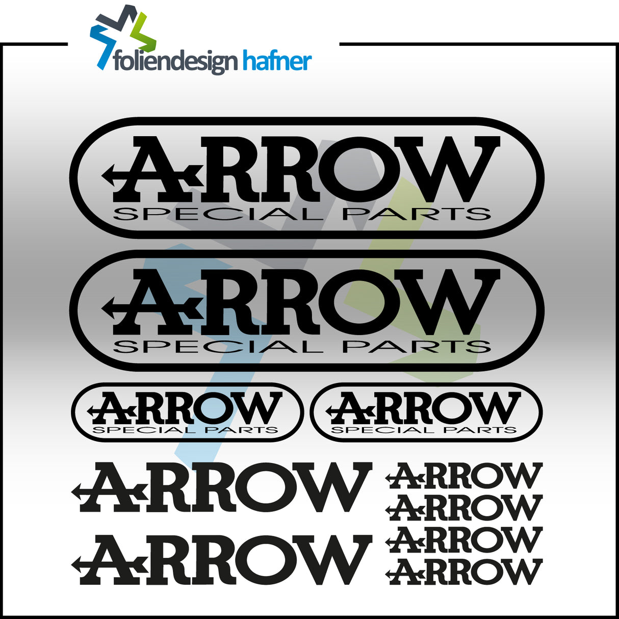 Arrow Aufkleber-Set