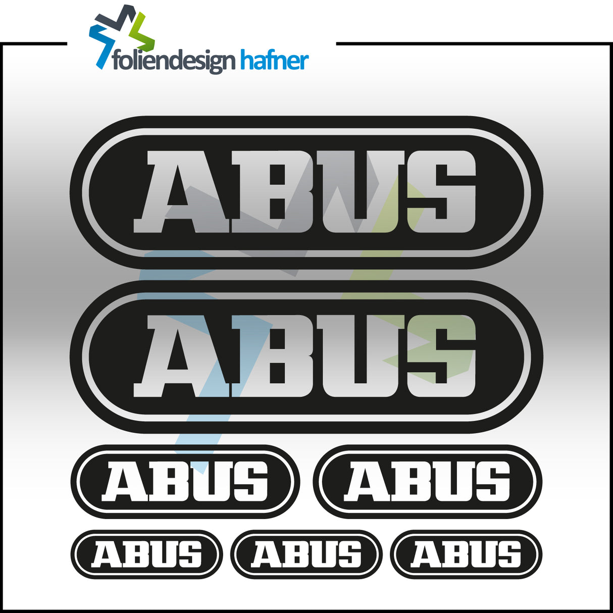 ABUS Aufkleber-Set