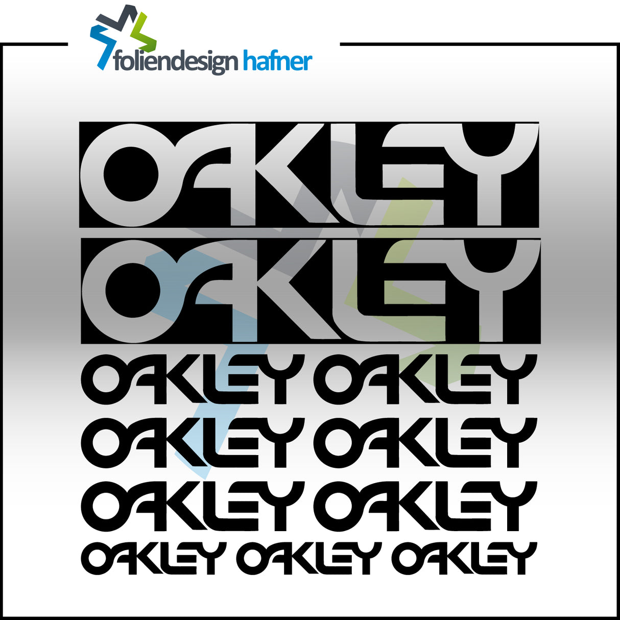 Oakley Aufkleber-Set