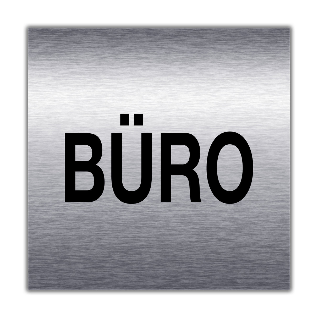 Türschild Edelstahl optik BÜRO