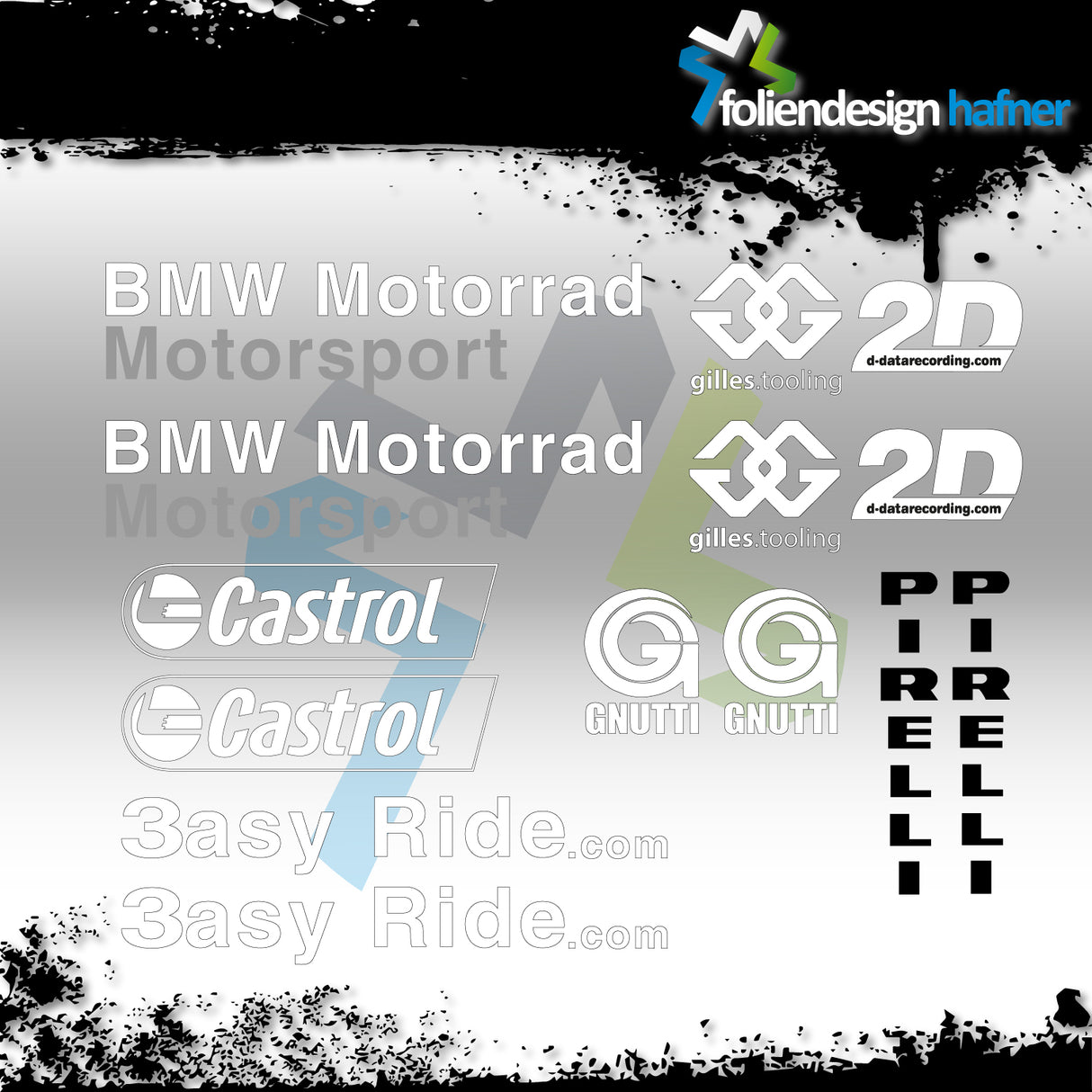 HP4 S1000RR Competition Aufkleber Set