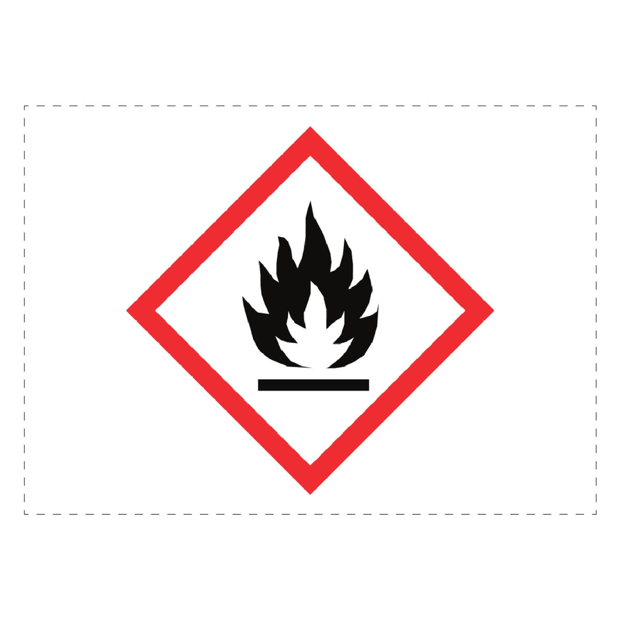 GHS 03 Flamme Schild