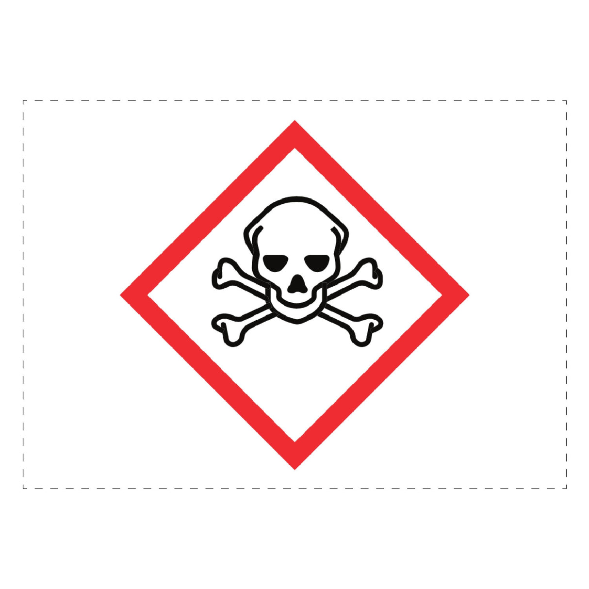 GHS Totenkopf Schild