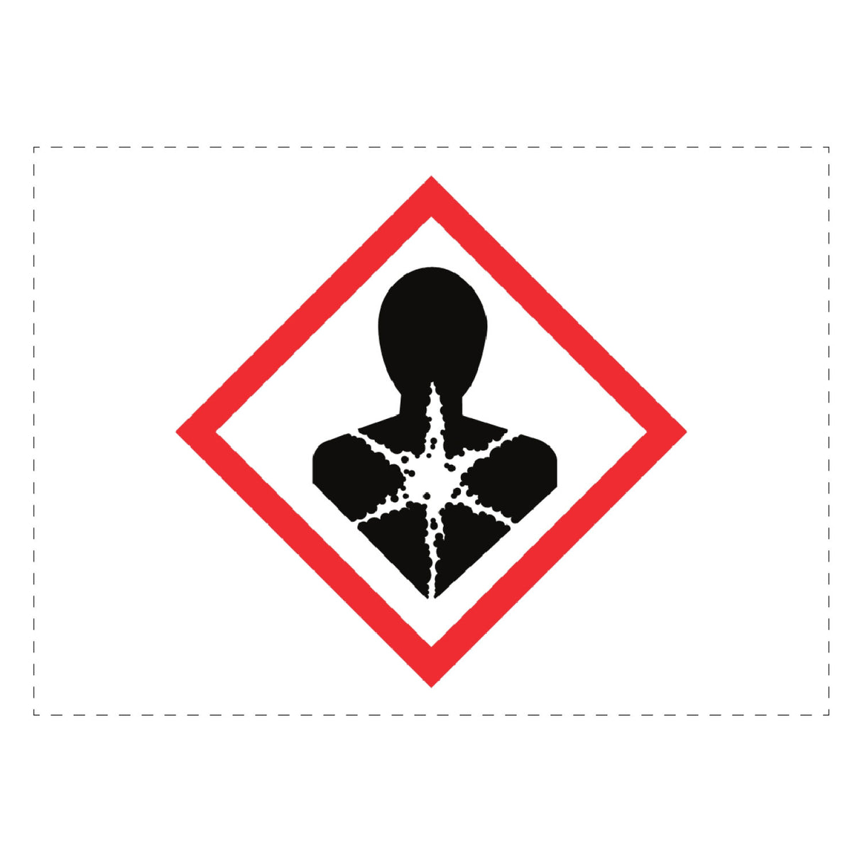 GHS Gesundheitsgefahr Schild