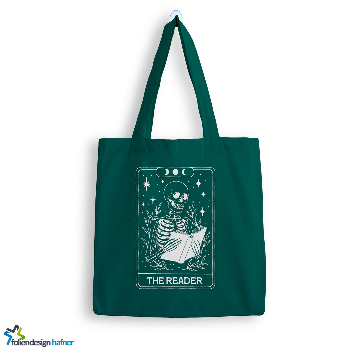 Jutebeutel Halloween Skelett Karte Tasche Baumwolle 10 Liter