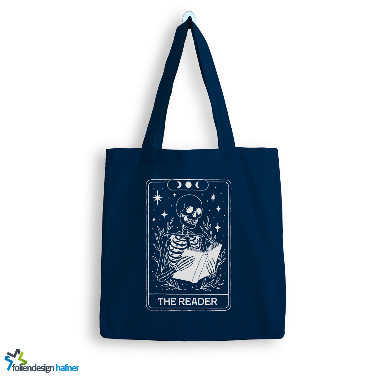 Jutebeutel Halloween Skelett Karte Tasche Baumwolle 10 Liter