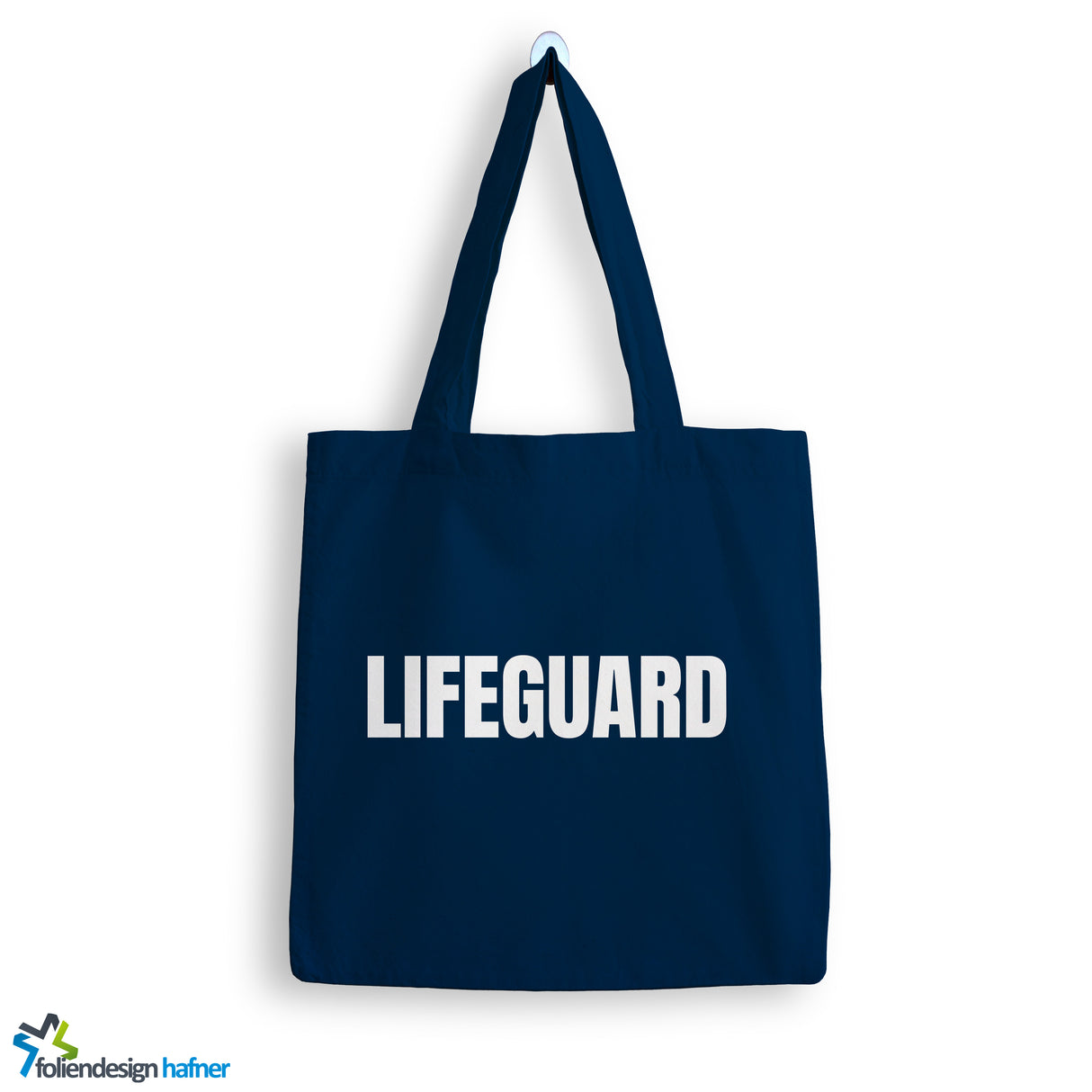 Jutebeutel Lifeguard mit Herz Tasche Baumwolle 10 Liter