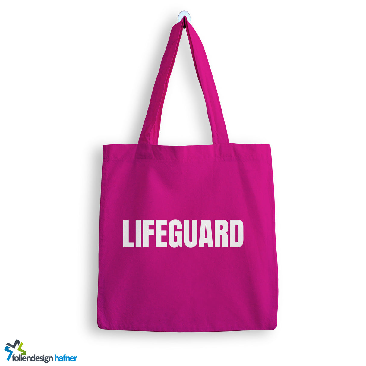 Jutebeutel Lifeguard mit Herz Tasche Baumwolle 10 Liter