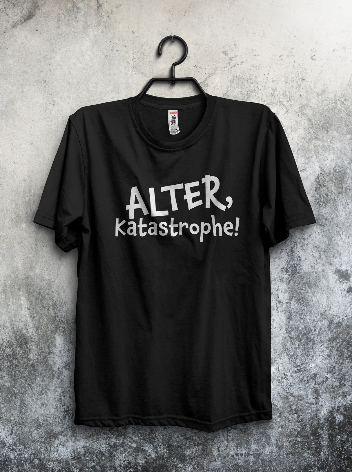 ALTER KATASTROPHE ! Spruch Fun Kult Schrauber Job lustig T-Shirt KFZ Handwerker