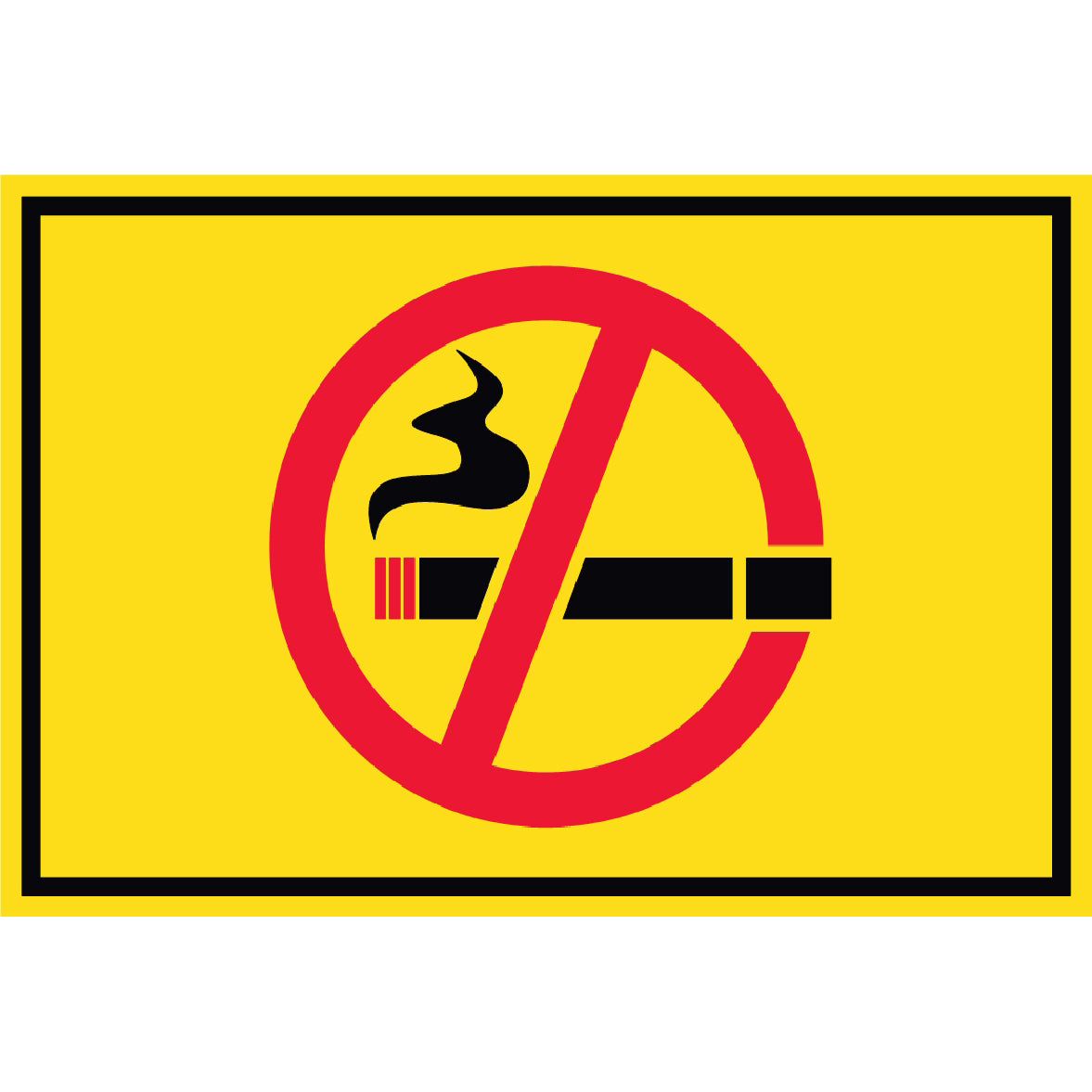 Zigarette in Verbots-Kreis Schild