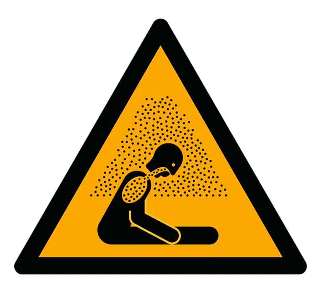 Warnzeichen Aufkleber - W041 - Warnung vor Erstickungsgefahr