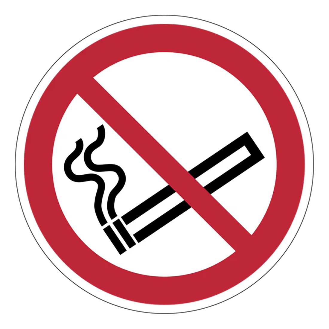 Verbotszeichen Aufkleber - P002 - Rauchen verboten