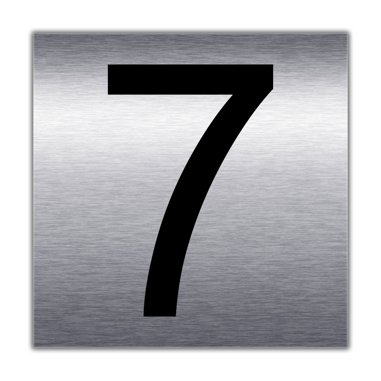 Zimmernummer | Türnummer 7 in Edelstahl optik