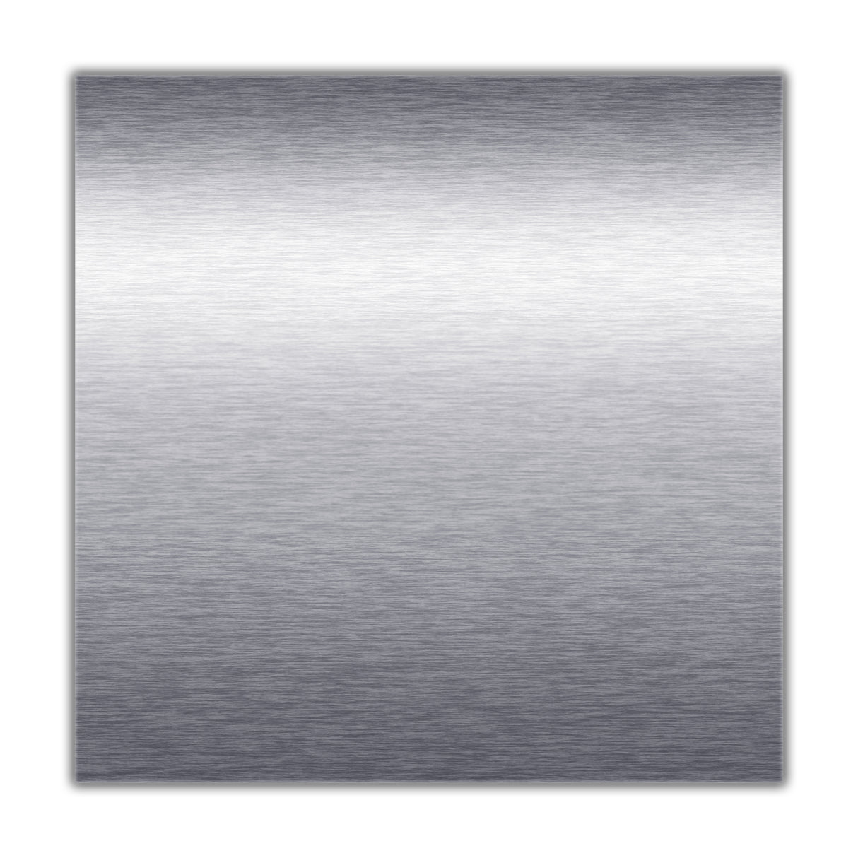 Personalisiert - Hausnummer Schild - Alu-Dibond in Edelstahl Optik